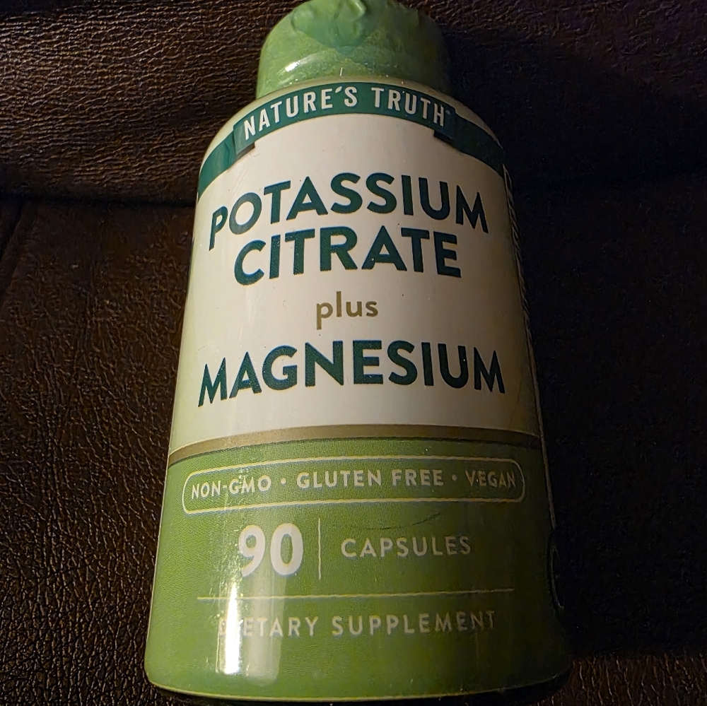 Potassium Citrate Plus Magnesium Supplement - Green